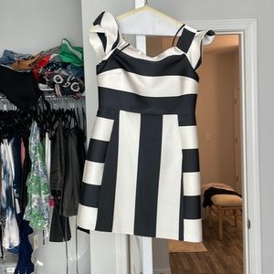 Topshop dress. Wore one time. Black and white stripe